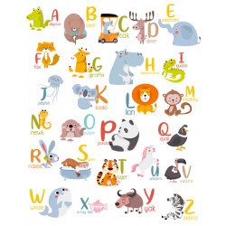 Sticker Alphabet pois
