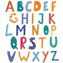 Sticker Alphabet ballon