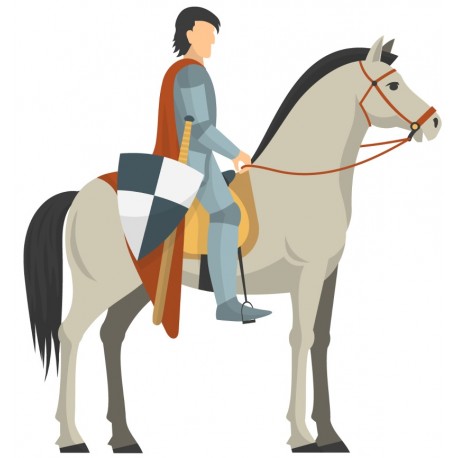 Sticker archer lance fleche