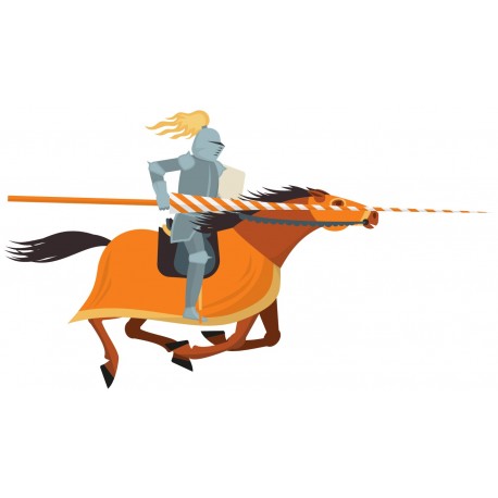 Sticker drapeau moyen age