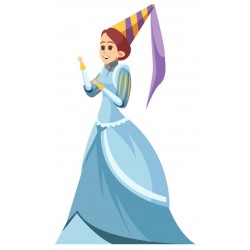 Sticker musicien moyen age