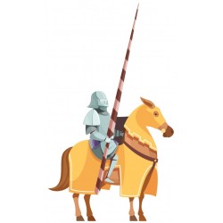 Sticker fou rouge du roi