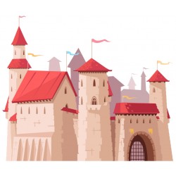 Sticker chevalier violet