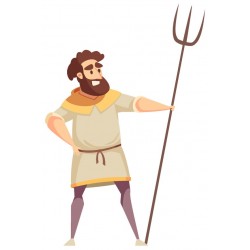 Sticker maison de paysan