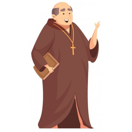 Sticker fermiere moyen age