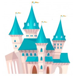 Sticker chateau enchanteur