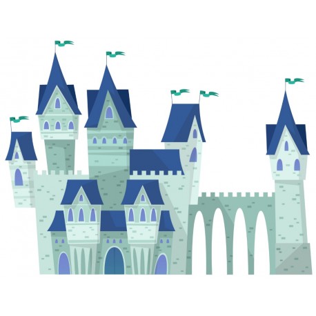 Sticker chateau moyen age