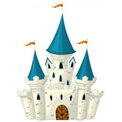Sticker geant chateau fort