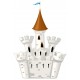 Sticker chateau rose