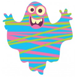 Sticker fantome de toutes les couleurs