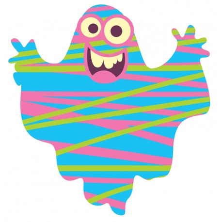Sticker fantome de toutes les couleurs