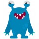 Sticker monstre trois doigts
