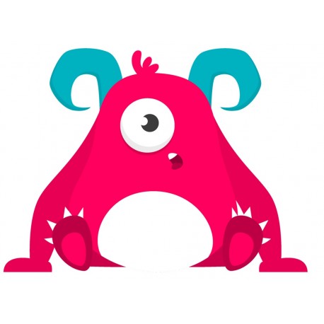 Sticker monstre patapouf