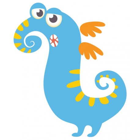 Sticker monstre elephant