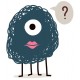 Sticker monstre interrogation