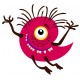 Sticker monstre fou