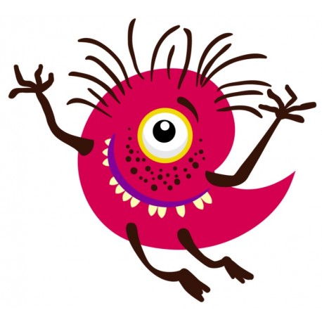 Sticker monstre fou