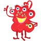 Sticker monstre multiple oeil