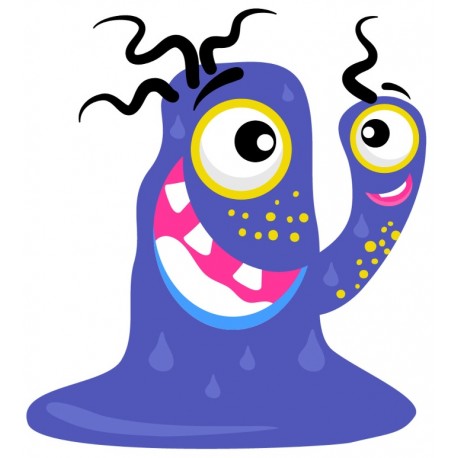 Sticker monstre doublon