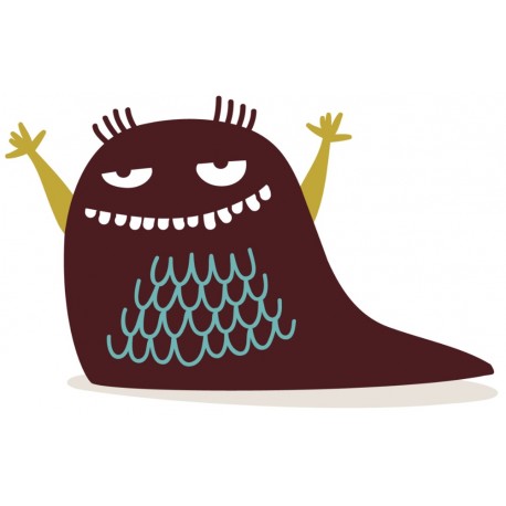 Sticker monstre gros tas