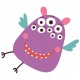 Sticker monstre vol