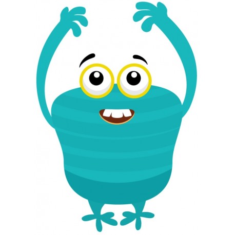 Sticker monstre bonhomme