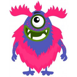 Sticker monstre geant