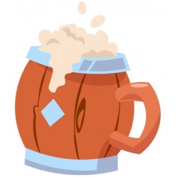 Sticker pirate croise main