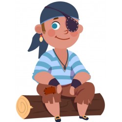 Sticker pirate une dent