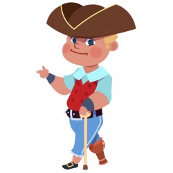 Sticker carte aux trésor