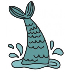 Sticker palmier avec ile deserte