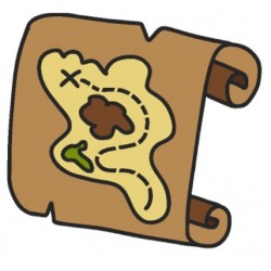 Sticker bouteille de pirate