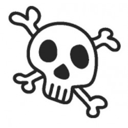 Sticker crochet de pirate