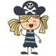 Sticker pirate bebe