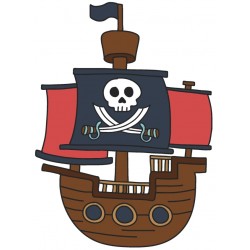Sticker pirate banderole
