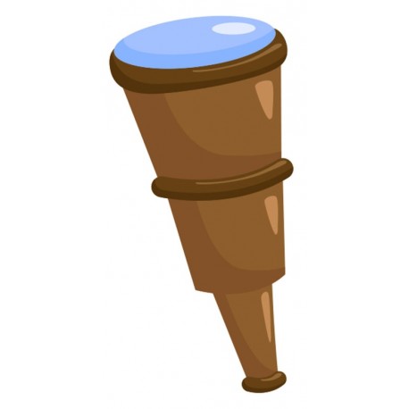 Sticker pirate moustache