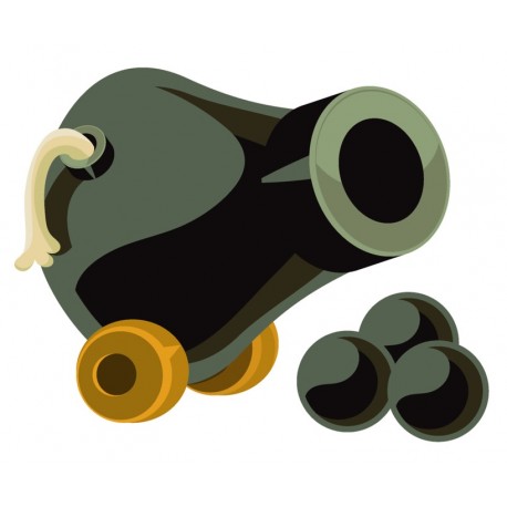 Sticker barque en bois