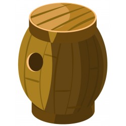 Sticker chapeau de pirate