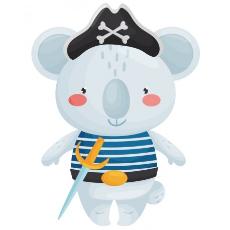 Sticker singe pirate