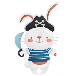 Sticker cochon pirate
