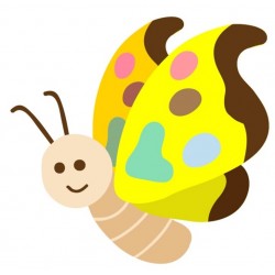 Sticker libellule bebe