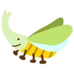 Sticker scarabe bebe