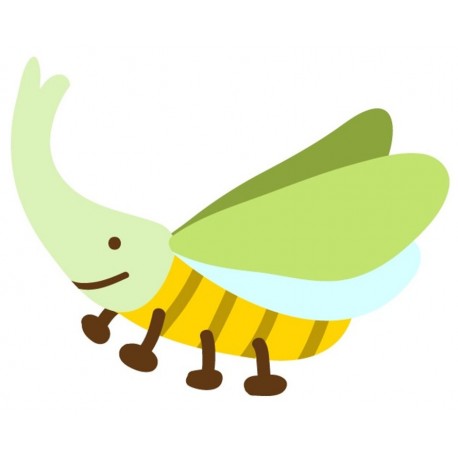 Sticker scarabe bebe