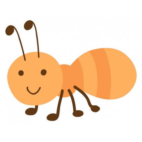 Sticker sauterelle bebe