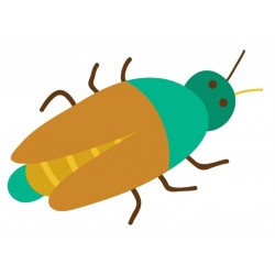 Sticker scorpion bebe