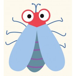 Sticker sauterelle deco chambre