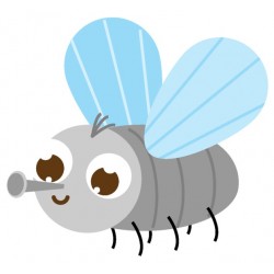 Sticker fourmi marron