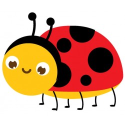 Sticker bebe papillon