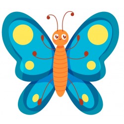 stickers mouche happy