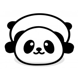 Sticker panda avachi